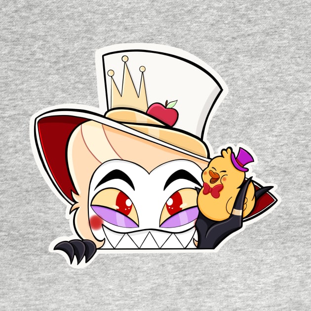 Hazbin Hotel peepers - Lucifer by Pastelpandabum